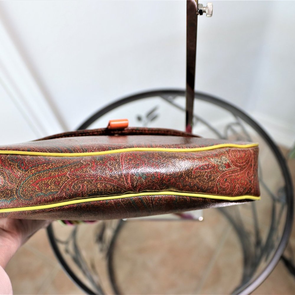 SOLD ETRO Multi-color Paisley Purse - Picture 8 of 16